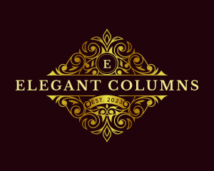 Elegant Luxe Coronet logo design