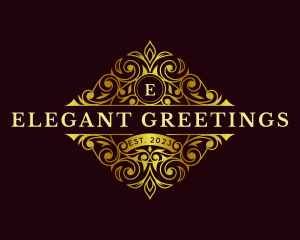 Elegant Luxe Coronet logo design