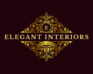 Elegant Luxe Coronet logo design