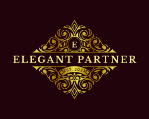 Elegant Luxe Coronet logo design