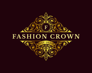 Elegant Luxe Coronet logo design