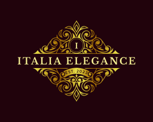 Elegant Luxe Coronet logo design