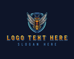 Character - Wasp Sting Hornet logo design