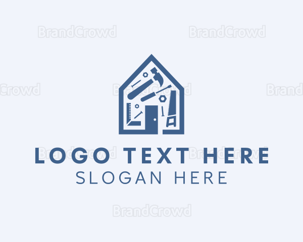 Home Construction Repair Logo