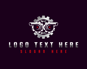 Mechanical Tool - Turbocharger Gear Automotive logo design