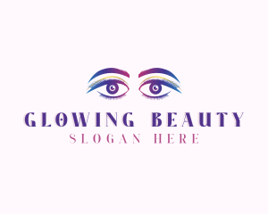 Eyebrow Eyelash Beauty logo design