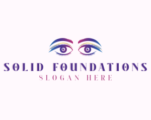 Aesthetician - Eyebrow Eyelash Beauty logo design