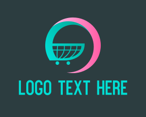 Stroller - Supermarket Cart logo design