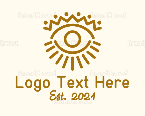 Mystical Tribal Eye Logo