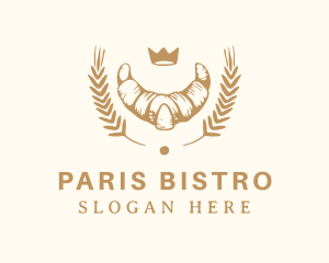 Wheat Croissant Bakery logo design