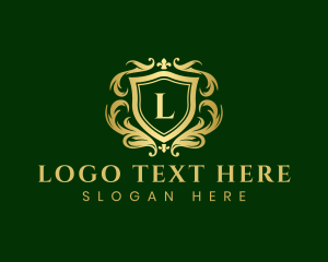 Elegant - Premium Ornament Shield Crest logo design