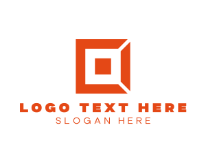 Letter O - Digital Square Letter O logo design