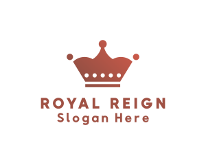 Reign - Princess Crown Monarch logo design