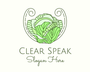 Cabbage Lettuce Salad logo design