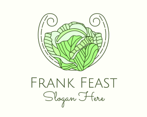 Cabbage Lettuce Salad logo design