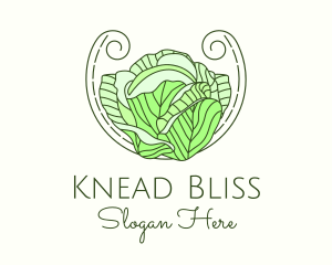 Cabbage Lettuce Salad logo design