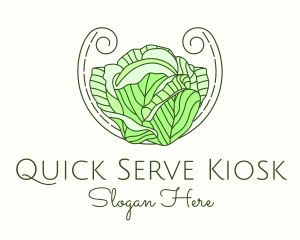 Cabbage Lettuce Salad logo design