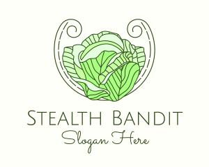 Cabbage Lettuce Salad logo design