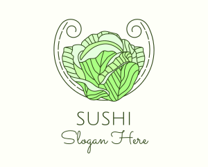 Cabbage Lettuce Salad logo design