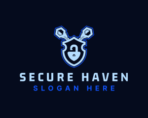 Safe - Locksmith Security Key logo design