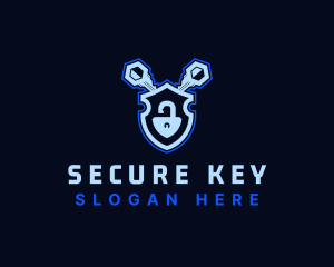 Password - Locksmith Security Key logo design