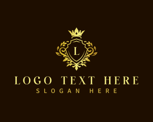 Premium - Luxury Crown Crest logo design