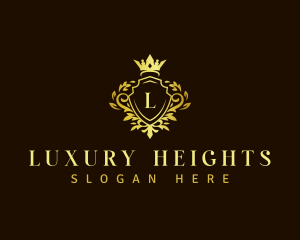 Luxury Crown Crest logo design