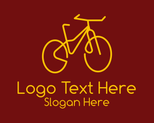 Sports - Yellow Bicycle Sports logo design