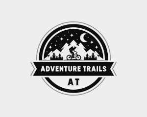 Mountain Biking Travel logo design