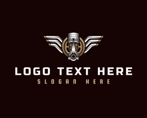 Piston - Garage Auto Detailing logo design