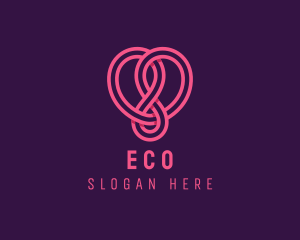 Loop Weave Heart Logo