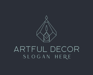 Spa Candle Decor logo design