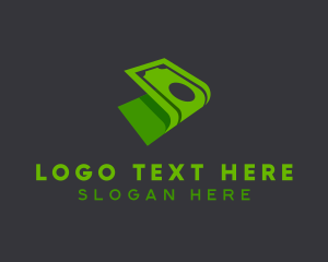 Dollar - Green Dollar Bank logo design