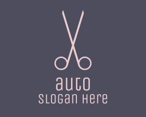 Cut - Minimalist Hair Scissors logo design