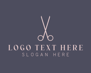 Surgeon - Minimalist Hair Scissors logo design