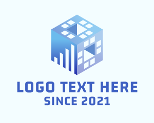 Stock Market - Stock Market Cube logo design