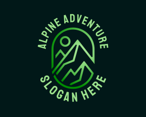 Green Mountain Alpine logo design