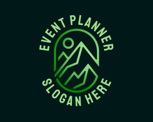 Hills - Green Mountain Alpine logo design