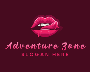 Sexy Woman Lips logo design