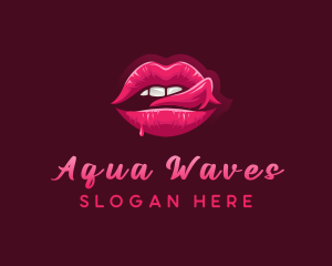 Sexy Woman Lips logo design