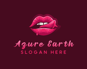 Sexy Woman Lips logo design