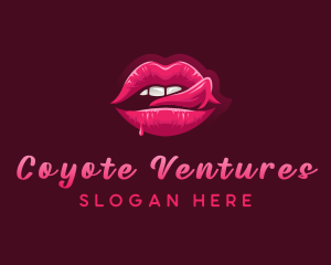 Sexy Woman Lips logo design