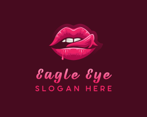 Sexy Woman Lips logo design