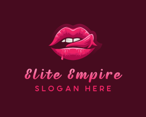 Sexy Woman Lips logo design