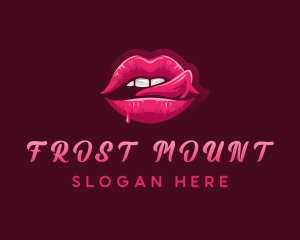 Sexy Woman Lips logo design