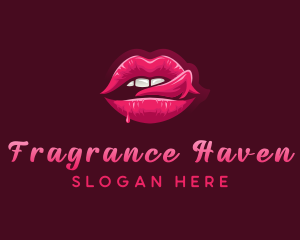 Sexy Woman Lips logo design