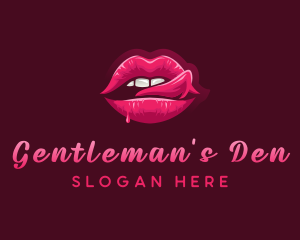 Sexy Woman Lips logo design