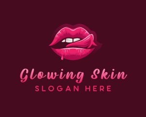 Esthetician - Sexy Woman Lips logo design