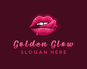 Sexy Woman Lips logo design