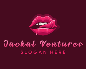 Sexy Woman Lips logo design